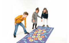 Rolf More - Woordjes lopen alle klanken, 100 x 200 cm, vinyl