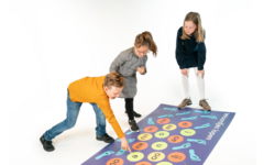 Rolf More - Woordjes lopen alle klanken, 100 x 200 cm, vinyl