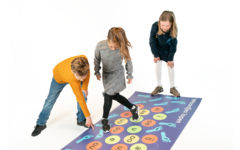 Rolf More - Woordjes lopen alle klanken, 100 x 200 cm, vinyl