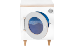 Rolf More - Wasmachine wit met blank gelakte accenten