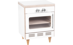 Rolf More - Oven wit met blank gelakte accenten