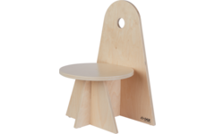 Rolf More - Stoel Rondo peuteruitvoering naturel hoogte 21 cm gemonteerd