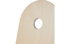 Rolf More - Stoel Rondo peuteruitvoering naturel hoogte 21 cm gemonteerd