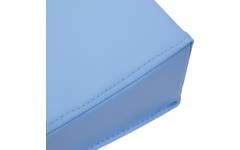 Rolf More - Poppen aankleedkussen 32 cm breed en 50 cm lang, blauw