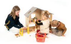 Rolf More - Poppenhuis groot met zonnepanelen