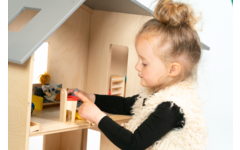 Rolf More - Poppenhuis groot met zonnepanelen