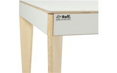 Rolf More - Tafeltje wit, A1, blad 60 x 60 cm
