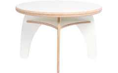 Rolf More - Ronde tafel, wit, hoogte B2 (53 cm)