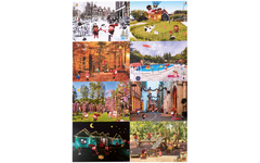 Piramide - Fotoposters, set van 8 stuks