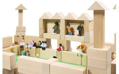 Rolf More - Haagse set 10 × 10 cm inclusief kast ahorn