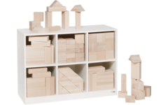 Rolf More - Haagse set 10 x 10 cm inclusief kast wit