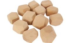 Stekkels set van 12 stuks, 6 medium en 6 large