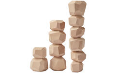 Stekkels set van 12 stuks, 6 medium en 6 large
