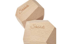 Stekkels set van 12 stuks, 6 medium en 6 large