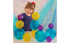 Stralende bouwstenen kleur, 12 stuks