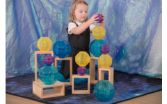 Stralende bouwstenen kleur, 12 stuks