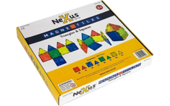 Magnetiles driekanten en vierkanten, 100 delig