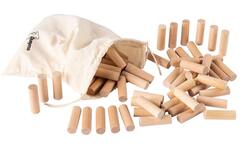 Houten cilinders, 100 stuks