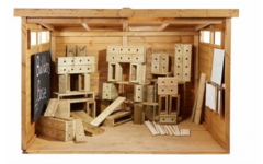 Fantasie bouwblokken klasse set groot (50 st)