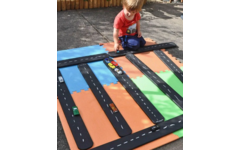 Krijtbord Wegen - set van 8