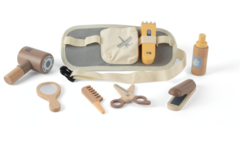 Kappersset, hout, 8-delig