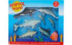 Zeedierenset, 7 stuks