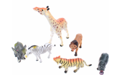 Dierentuindierenset, 6 stuks