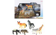 Dierentuindierenset, 6 stuks