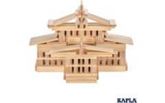 KAPLA®  groepsset in kist, 280 onder- delen incl. voorbeeldboek assorti