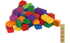 BiOBUDDi Education Big bouwblokken 50 stuks