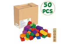 BiOBUDDi Education Big bouwblokken 50 stuks