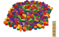 BiOBUDDi Education Big bouwblokken 500 stuks