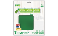 BiOBUDDi Education basisplatenset Forest green, 4 st, 25,5 x 25,5 cm