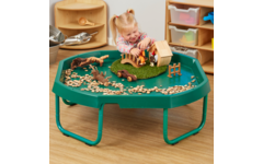 Tuff tray | verstelbaar onderstel groen