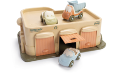 Garage BIO kunststof met twee verdiepingen en 3 auto's