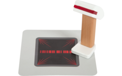 Small Foot - houten speelgoedkassa met scanner, 15 delig