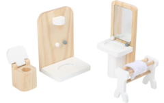 Small Foot - Houten Poppenhuis Meubeltjes Complete Set, 28dlg.
