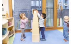 Toren van hout groot formaat