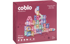 Coblo Pastel Knikkerbaan - 100 stuks