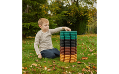 Polydron Reuze Octoplay Natuurkleuren, 84 Stuks