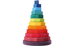Grimm's - reuze geometrische stapeltoren - stapelen - set van 11