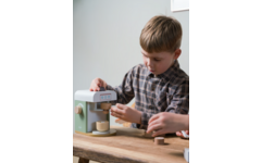 Koffiezetapparaat | 13 delig, hout