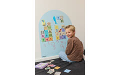 Magnetisch behang, verwijderbaar, Sky Blue