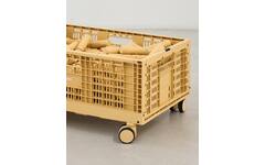 MODU | Wielenset voor opbergklapkrat honey yellow