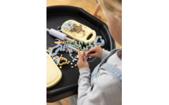 Tuff tray | zeshoek | Blauw, 73 cm met frame