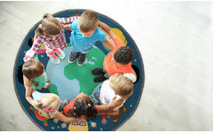 Speelmat rond | kinderen van de wereld, 200 cm diameter