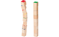 Bouwblokken balanceren