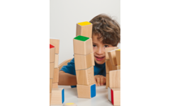 Bouwblokken balanceren
