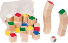 Bouwblokken balanceren