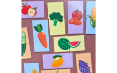 Magnetische fruit- en groentepuzzel